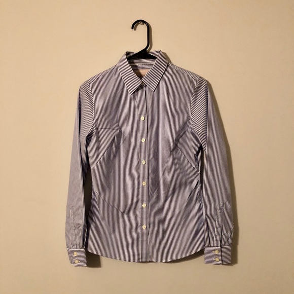 Banana Republic Stripped Button Up Shirt - Picture 8 of 8